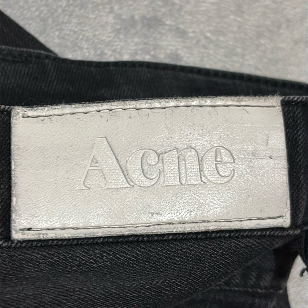 Acne Women's Straight Leg Jeans - Black - Picture 6 of 7
